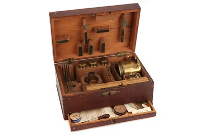 Lot 31 - A Magic Lantern Projection Microscope