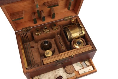 Lot 31 - A Magic Lantern Projection Microscope