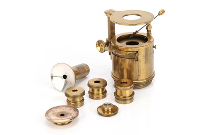 Lot 31 - A Magic Lantern Projection Microscope
