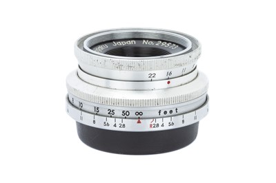 Lot 141 - A Tokyo Kogaku Topcor f/2.8 35mm Lens